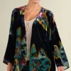 Clearance Soft Surroundings Aaliyah Floral Velvet Topper SecretGardenBurnout