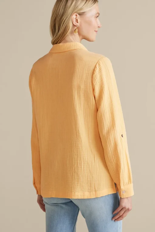 Best Soft Surroundings Addison Gauze Big Shirt
