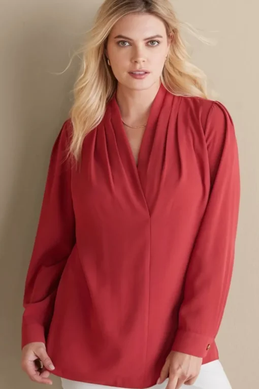 Online Soft Surroundings Akira Blouse