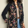 New Soft Surroundings Alamosa Jacket Black