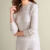 Hot Soft Surroundings Alena Cable Sweater Tunic
