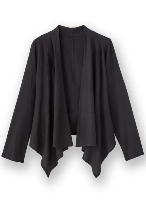 Sale Soft Surroundings Alicante Linen Blend Topper Black