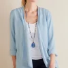Online Soft Surroundings Alicante Tencel™ Topper LightChambray
