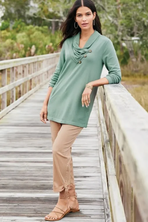 New Soft Surroundings Antigua Convertible Crop Pants