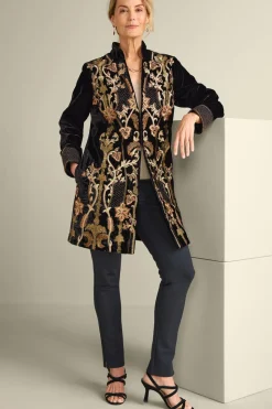 Outlet Soft Surroundings Antoinette Jacket Black