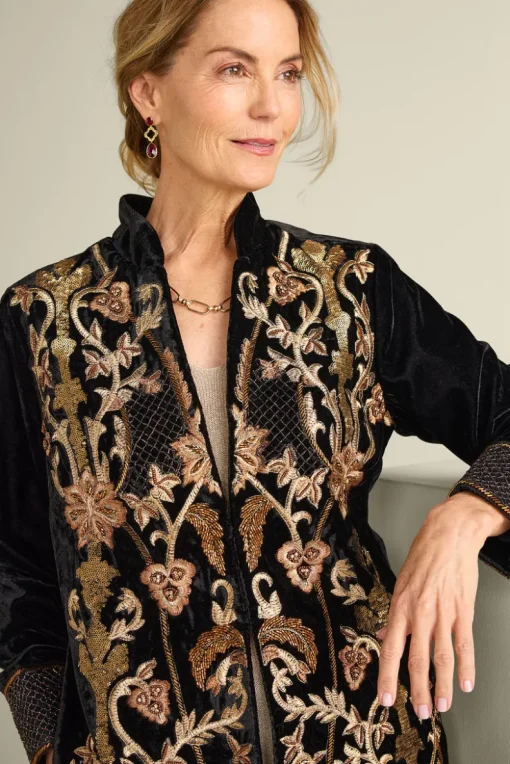 Outlet Soft Surroundings Antoinette Jacket Black