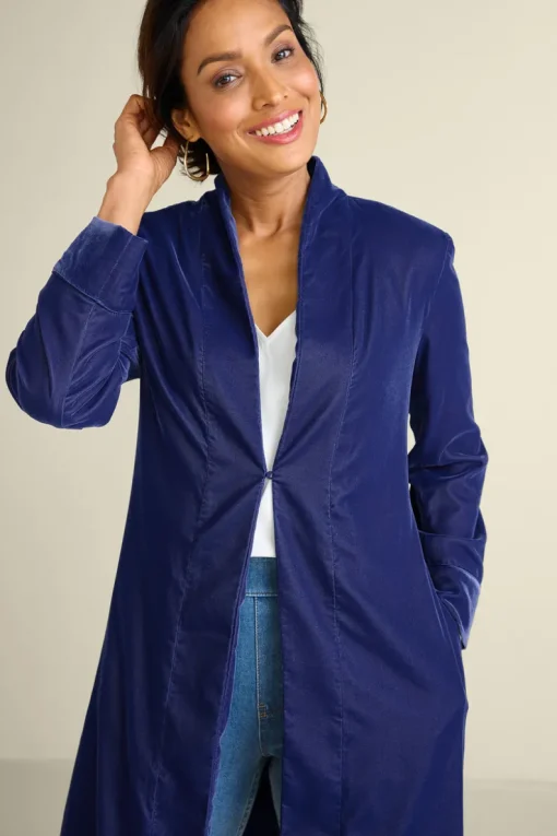 Hot Soft Surroundings Aria Velvet Jacket
