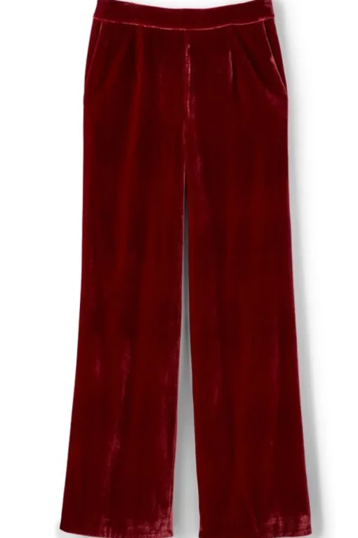 Online Soft Surroundings Aria Velvet Wide Leg Pants