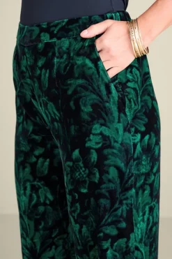 Online Soft Surroundings Aria Velvet Wide Leg Pants