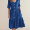 Best Soft Surroundings Arielle Gauze Midi Dress