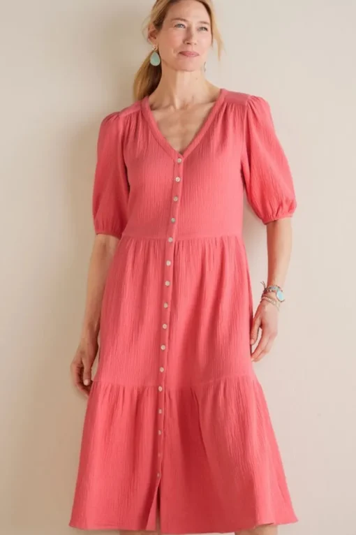 Best Soft Surroundings Arielle Gauze Midi Dress