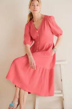 Best Soft Surroundings Arielle Gauze Midi Dress