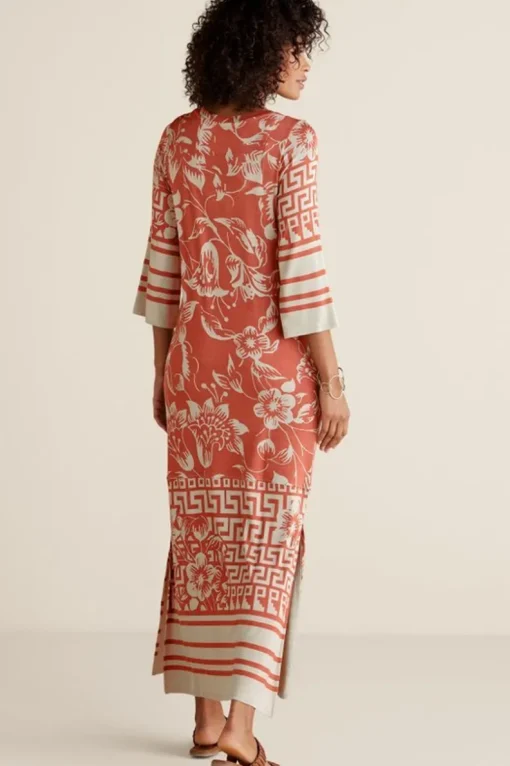 New Soft Surroundings Asteria Dress CoralFloral