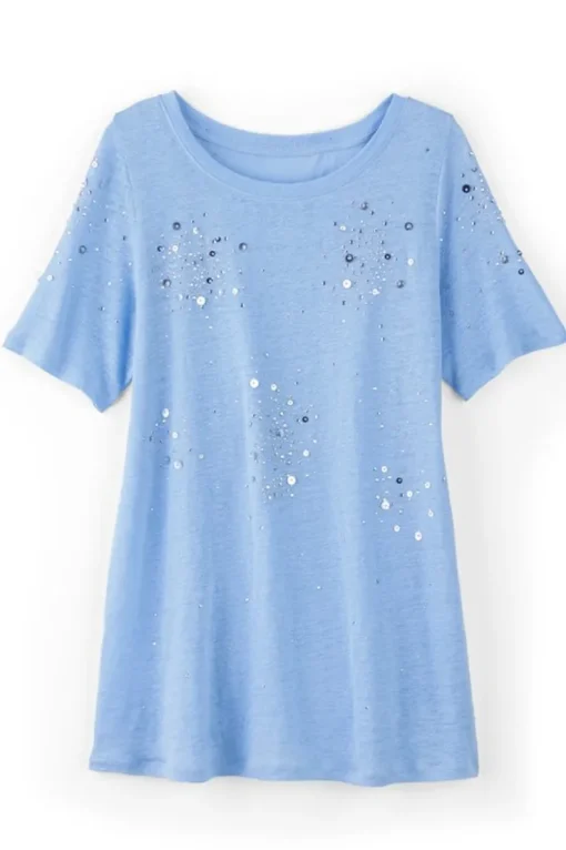 Online Soft Surroundings Astra Linen Tee