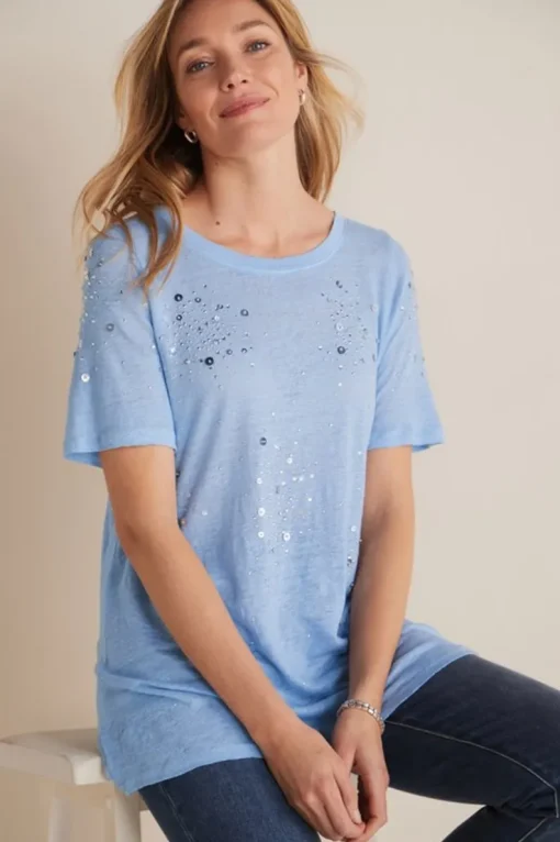 Online Soft Surroundings Astra Linen Tee