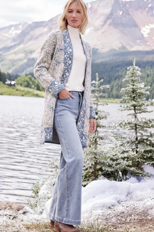 Sale Soft Surroundings Barra Cardigan MedallionMulti