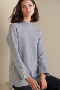 Sale Soft Surroundings Brooke Tunic Black/WhiteCombo