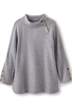 Sale Soft Surroundings Brooke Tunic Black/WhiteCombo