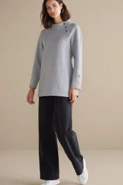 Sale Soft Surroundings Brooke Tunic Black/WhiteCombo