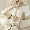Sale Soft Surroundings Cecelia Ny Happy Flower Slide SoftGold