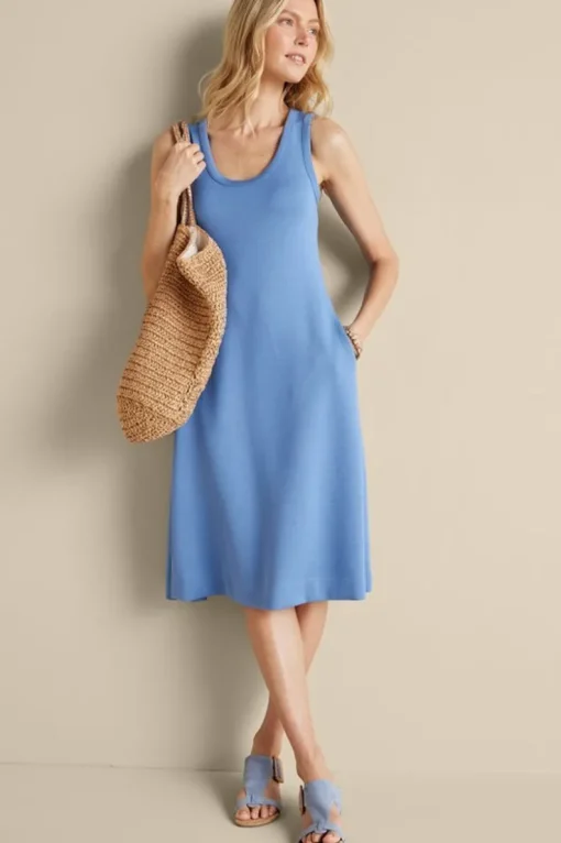 New Soft Surroundings Ceri Knit Midi Dress