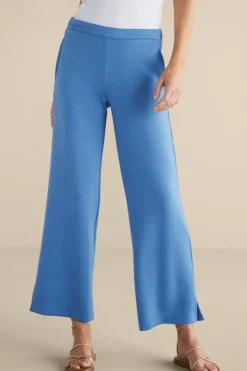 Online Soft Surroundings Ceri Knit Wide-Leg Pants