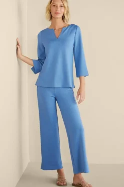 Online Soft Surroundings Ceri Knit Wide-Leg Pants