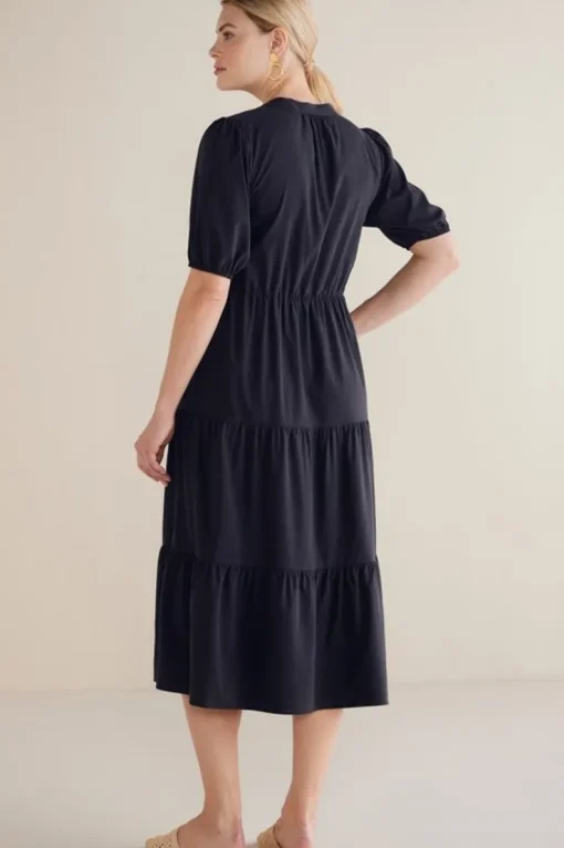 Outlet Soft Surroundings Claudia Midi Dress Black