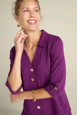 Outlet Soft Surroundings Danielle 3/4 Sleeve Tunic