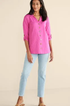 Outlet Soft Surroundings Danielle 3/4 Sleeve Tunic