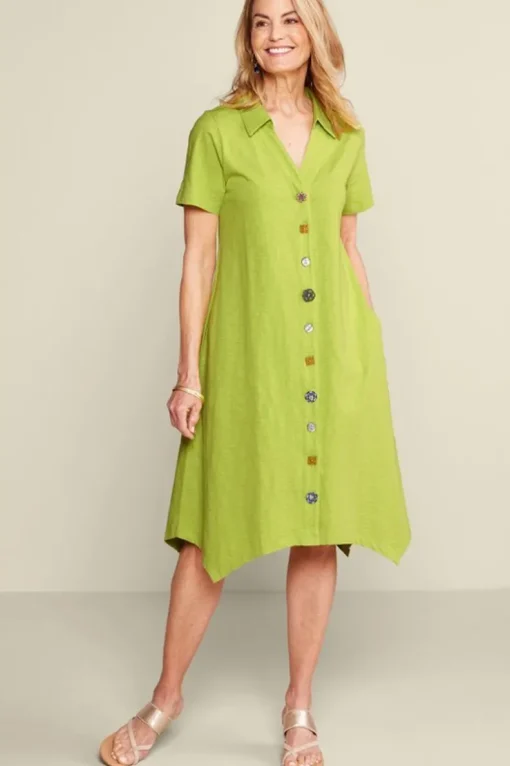 Best Soft Surroundings Danielle Button Dress