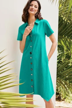 Best Soft Surroundings Danielle Button Dress