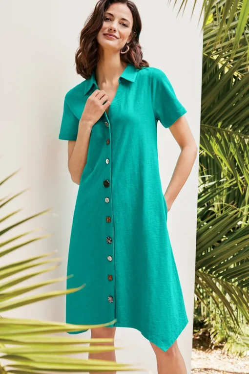 Best Soft Surroundings Danielle Button Dress