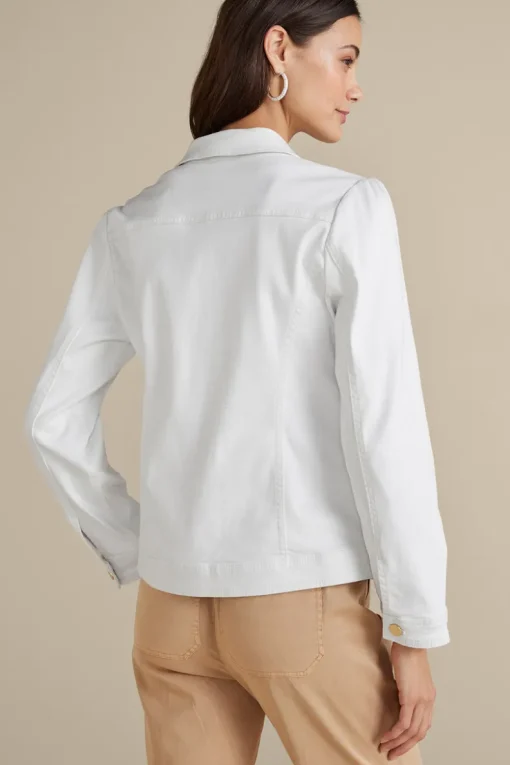 Clearance Soft Surroundings Diana Shapely Denim Jacket