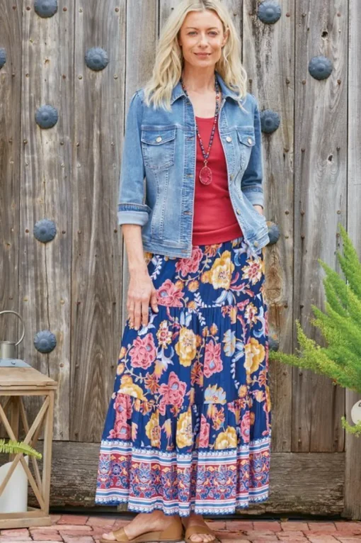 Clearance Soft Surroundings Diana Shapely Denim Jacket