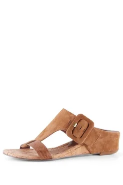 Fashion Soft Surroundings Donald Pliner Ofelia Wedge Slide PaleGold