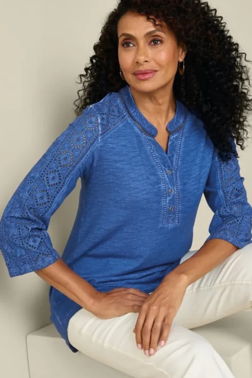 Discount Soft Surroundings Draco Tunic CoastalBlue