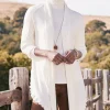 Sale Soft Surroundings Draped Ruffle Cardigan