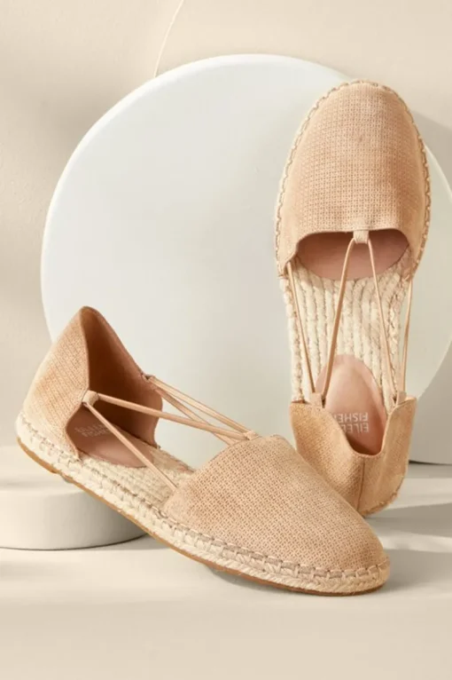 Outlet Soft Surroundings Eileen Fisher Lee Stretch Espadrille Bone