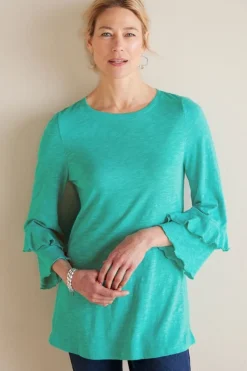 Sale Soft Surroundings Erin Linen Blend Tunic