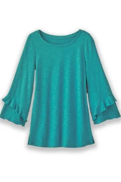 Sale Soft Surroundings Erin Linen Blend Tunic