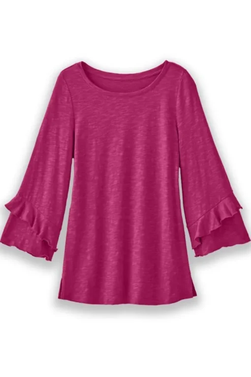 Sale Soft Surroundings Erin Linen Blend Tunic