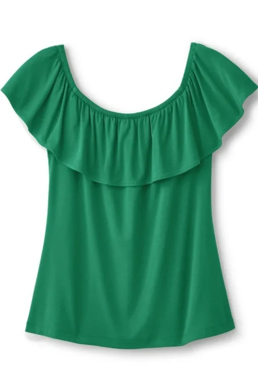 Clearance Soft Surroundings Essie Top VerdantGreen
