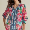 Online Soft Surroundings Evalina Top PinkRanunculus
