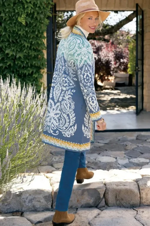 Outlet Soft Surroundings Ezer Jacquard Duster WeekendScarf