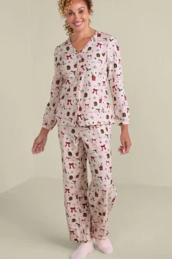 Hot Soft Surroundings Festive Finley Sleep Set