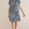 Online Soft Surroundings Fina French Terry Short Dress