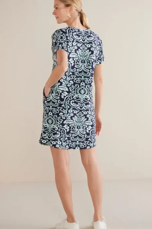 Online Soft Surroundings Fina French Terry Short Dress