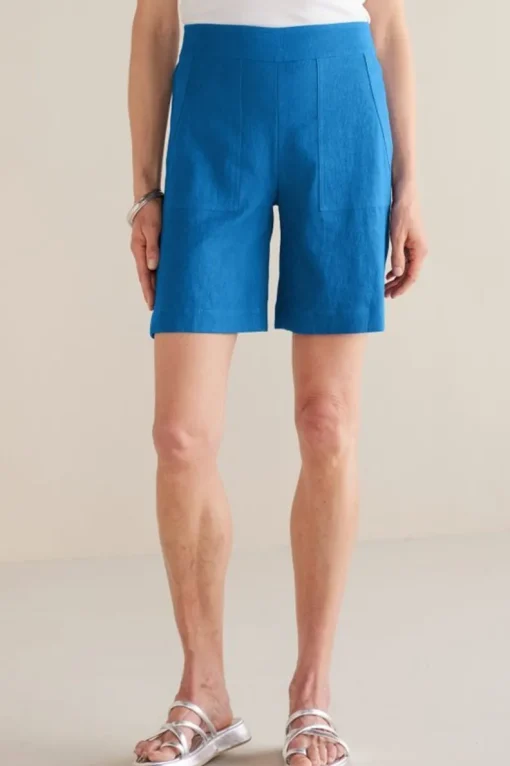 Clearance Soft Surroundings Flavia Linen Blend Shorts