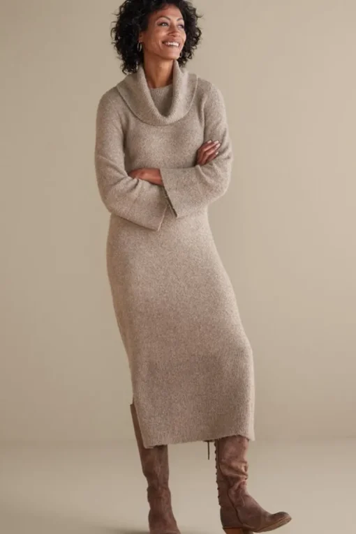 Sale Soft Surroundings Frances Dress LightBrown